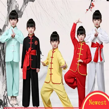 Dječje Odjeće u Tradicionalnom Kineskom Stilu, Duga i Kratka Forma Za Predstave u Taijiquan Kung-fu, Božićno Odjeću Za Nastupe Na Pozornici