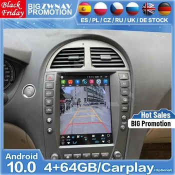 DSP IPS Android 10.0 auto media player, GPS Navigacija za Lexus ES 2006 2007 2008 2009 2010 2011 2012 radio stereo glavna jedinica