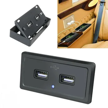 Dvostruki USB Auto Punjač 12/24 3.1 A USB Punjenje je Socket Adapter za Napajanje za Motor Camper Kamion Brod ATV Vozilo RV Novi