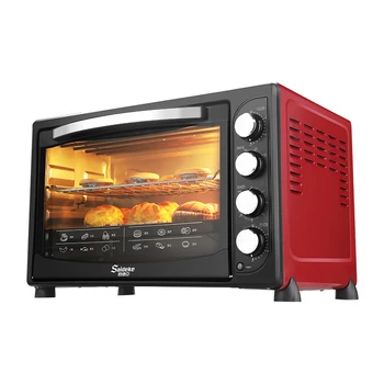 Električna pećnica 45л velikog kapaciteta Višefunkcijska pećnica za pečenje kolača, kruha, kućnu i komercijalnu uporabu, peći za pizze na otvorenom Horno