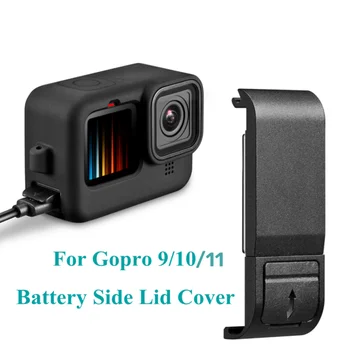 Flip poklopac pretinca za baterije za GoPro Hero 12 9, crna Izmjenjivi poklopac pretinca za baterije, priključak za punjenje Type-C, bočne torbica za pribor gopro 11
