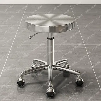 Frizerske stolice od nehrđajućeg čelika, Stručni Stolice za ljepotu, luksuzni Namještaj, Mobility stolica za vaš dom šminke