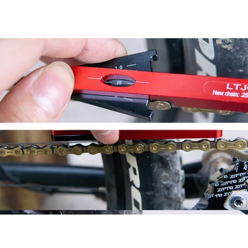 Indikator istrošenosti lančanik lanac MTB, provjera lančanik lanac, alat za mjerenje lančanik lanac, Alati za popravak čeljusti bicikla