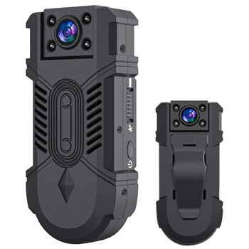 Infracrvena mala kamera noćni vid HD 1080P s funkcije detekcije pokreta kamera za nošenje na tijelu, biciklistička skladište s okretanjem za 180 °