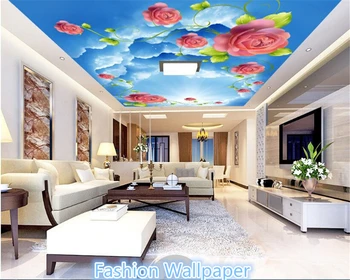 Interijer beibehang-lijepa individualnost, pozadina, sunce, nebo pink strop, papir za crtanje, 3D pozadina, ljepljive trake