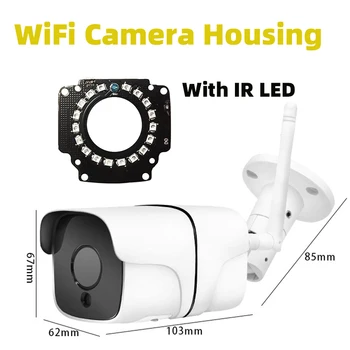 IP66 Vodootporna kamera za video nadzor, metalno kućište, vanjski telo, torbica za fotoaparat Bullet WiFi