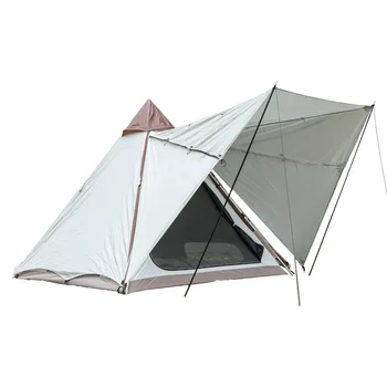 Jednostavna konfiguracija, Dvoslojni, vodootporan, ветрозащитный, anti-UV, пирамидальный, indijski tenda-tipi s tendama za 2 ~ 3 osobe