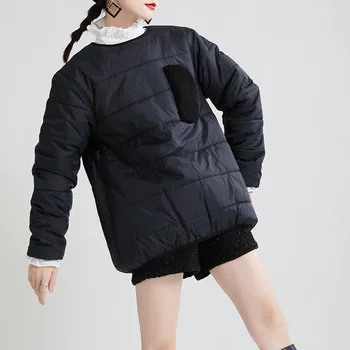Jesen/zima 2023, novi japanski modni pulover s ворсистым dekor, svakodnevne slobodne tanke ženski pulover okruglog izreza i pamučnom postavom