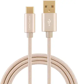 Kabel za prijenos podataka USB C-A s оплеткой dužine 0,8 ft 3A, kabel za brzo punjenje telefona kompatibilan za P20/P20Pro/S20/S10/S9/Note9 [otpornik 56K]