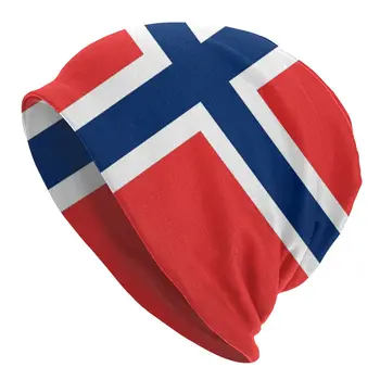 Kape sa Zastavom Norveške u stilu Hip-hop, Strma Ulica Šešir, Kapu, Unisex i Za Muškarce I Žene, Homme, Zima-proljeće, Tople Kape-Haubi Dvostruke namjene