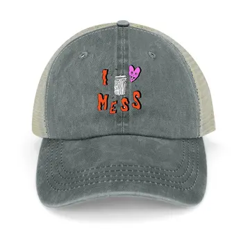 Kauboj šešir s logotipom I 3 Mess NN, dizajnerske šešir, šešir luksuzni brand, šešir kamiondžija, muške kape, ženski