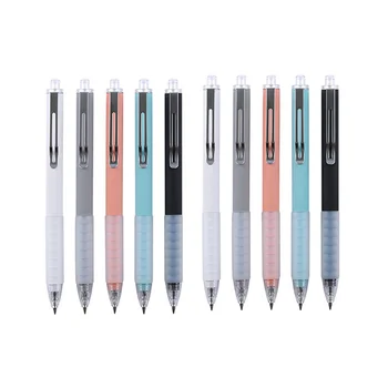 Kemijska olovka srednje rada 10ШТ sa super mekim napadaj, kemijske olovke, za muškarce i žene, uvlačenje uredski ručka