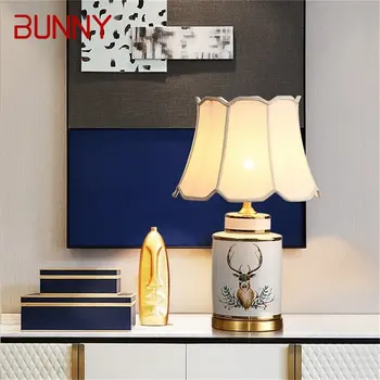 Keramičke Stolne svjetiljke BUNNY, prikladniji mesinga stolna lampa za kuću, dnevnog boravka, blagovaonice, Spavaće sobe, Ureda