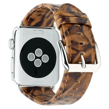Kožni Remen Za Apple Watch band 44 mm 40 mm 45 mm 41 mm 42 mm 38 mm 44 40 mm Crazy Horse Ručni narukvica iwatch series 4 3 5 se 6 7