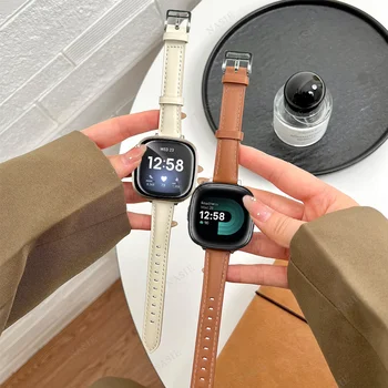 Kožni remen za sat Fitbit Versa 4 3 2 Lite, remen-narukvica Correa za zamjenu remena za satove Fitbit Sense/Sense2
