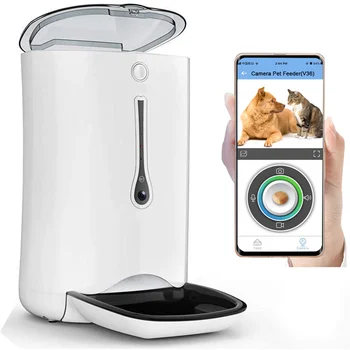 Kvalitetna ulagač za kućne ljubimce s Микрочипом Weego, HD kamera za snimanje glasa i video, aplikacija za Smart Feeder s podrškom za Wi-Fi