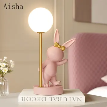 Lampe za dječju sobu s rabbit, toplo ukras za dječju, Mala noćna svjetiljka, vjenčani dar za odmor, rasvjeta, Uređenje
