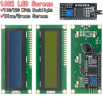 LCD modul Plavi Zeleni ekran PŠENICA/I2C 1602 za arduino 1602 LCD UNO r3 mega2560 LCD1602 LCD1602 + I2C