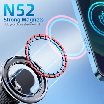 Magnetni auto držač za telefon koji je kompatibilan sa nosačem za mobilni telefon MagSafe za iPhone 13 14 Pro Max Mini, magnetska auto stalak za воздухоотвода