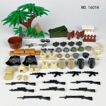 MOC DIY cigle, pribor za oružje, blokovi, klasična zbirka, igračke za djecu 1601F 1601G 1601H