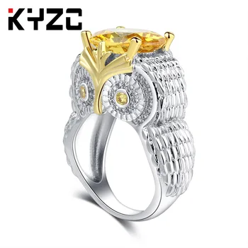 Moderan europski i američki srebro prsten S925, luksuzno donje prsten boje циркона, vjenčani prsten s zeba Seiko,