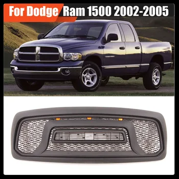 Modificirani ukrasi hladnjaka, utrkujući rešetka, Rešetka motora, Mrežaste Prednje rešetke, Rešetke branika gornji za Dodge Ram 1500 2002-2005
