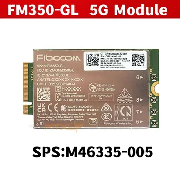 Modul Fibocom FM350-GL 5G M. 2 za laptop HP X360 830 840 850 G7 5G WCDMA LTE 4x4 MIMO GNSS modul