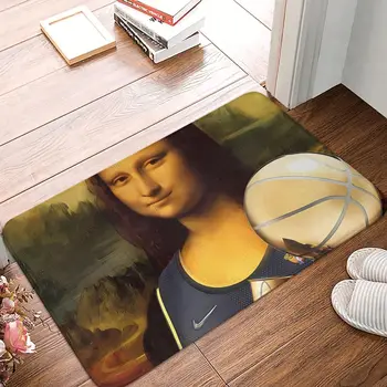 Mona Lisa sa trofej LAK Нескользящий tepih, tepih za spavaće sobe, tepih za kupaonicu,, jastuk za dekoraciju ulaznih vrata