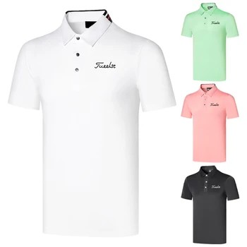 Muška majica za golf, ljetna sportska odjeća za golf, košulja kratkih rukava, быстросохнущие prozračne majice polo majice za muškarce majice za golf
