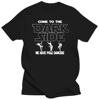 Muška majica za ples na шесте, t-shirt Come To The Dark Side, klasična majica s po cijeloj površini, majice, top