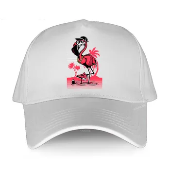 Muška moda хлопковая šešir s po cijeloj površini, branded originalna kapu s uzorkom flamingo, ljetna prozračna kapu unisex, kape dečka