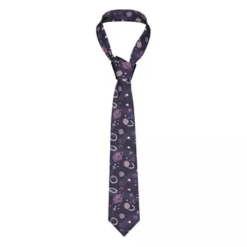 Muški Kravata Slim Mršava Galaxy Space Kravata Kravata Je Modni Slobodnog Stila Muške Kravate Za Zabave, Vjenčanja