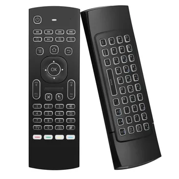 MX3 Air Mouse Bežična Tipkovnica S pozadinskim Osvjetljenjem Smart Remote Control 2.4 G RF X96 Tx3 H96 Android TV Box