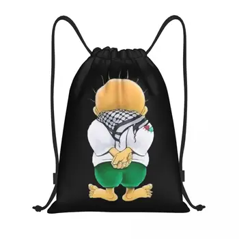 Nacionalni simbol Palestine Handala, torbe za tenis rukomet, muški ručni sportske torbe za teretanu, crtani trening naprtnjače Palestinian Pride