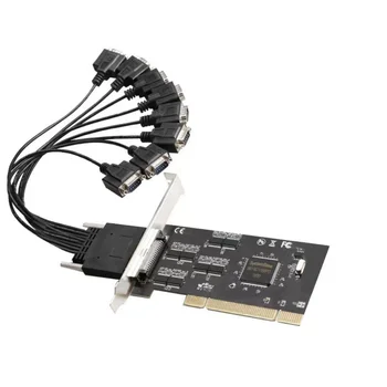 Naknada za proširenje PCI 8 port RS232, naknada serijski port PCI 8, tablica COM-kartica