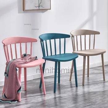 Nordijsko namještaj za dom, Blagovaona stolice, Moderna минималистская Restoran Kuhinja, Ca plastična stolica sa balkonska leđa, Stolica CP