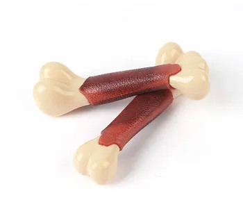 Nova igračka za brušenje zuba za kućne ljubimce Sa ukusom govedine, oponašajući mljevenje kostiju, popravljajući zube, čvrst i otporan na укусам igračka za kućne ljubimce pse