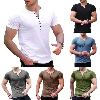 nova muška proljeće-ljeto sportska majica-polo, casual majica na munje kratkih rukava i muški europski vrh velike veličine