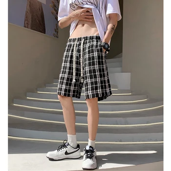 Nove ljetne muške svakodnevne kratke hlače kontrastne boje za vježbanje u fitness, kratke hlače za vježbanje, muške kratke hlače s višestrukim džepovima, osnovna odjeća veličine C21