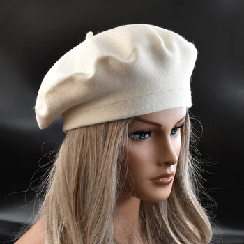 nove vruće beretke, ženska kapa, elastična crna вязаная ženska zimska kapa-ima, toplo klasična kapa prugasti, šareni šešir