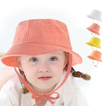 Novi dječji Ribarski šešir od крепа s kišobranom i krema za sunčanje, jesenje običan svakodnevni Prozračna muške i ženske kape