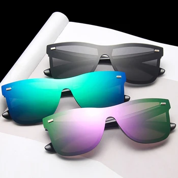 Novi kvadrat polarizirane sunčane naočale za muškarce i žene, modni trg muške sunčane naočale, korporativni dizajn, naočale s цельными leće UV400