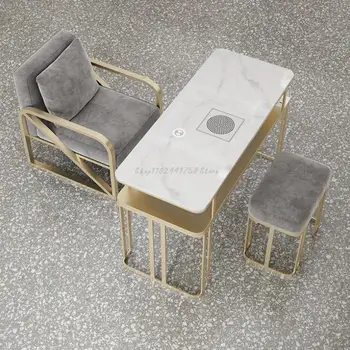 Novi luksuzni pedikerski stol i skup stolica za usisivač, jednokrevetna i dvokrevetna soba, tri posebne goriva noktiju površine od mramora