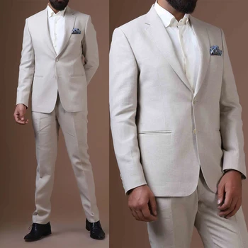 Novi muško odijelo kaki, sportska jakna, hlače od 2 predmeta, однобортный smoking s igle, poslovne moderna vjenčanja odijelo mladoženje Homme