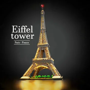 Novost u ikonama Eiffelov toranj visine 1,5 m 10307 10001 kom., svjetski poznata arhitektura Pariza, blokovi, cigle, igračke za odrasle osobe, poklon