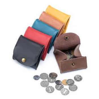 Novčanik za kovanice od prave kože, Starinski dizajn, Individualne slušalice, Držač za slušalice, torbica za žene, 6 boja, prijenosni muške mini torbicu