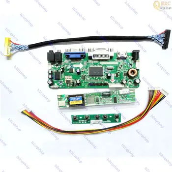 NT68676 Kit naknade kontroler LCD monitora LVDS za LTN170BT08 1440X900, kompatibilan sa HDMI, DVI, VGA Audio