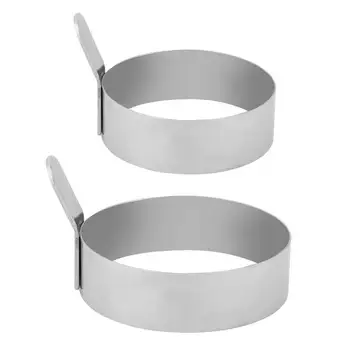 Okrugli oblik za palačinke od nehrđajućeg čelika, pržene Kolutove, obrazac za izradu kuhinjskih gadgeta