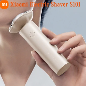 Originalna električni aparat za brijanje Xiaomi Mijia S101 Type-C, заряжающаяся britva s bravom za kretanje, indikator napunjenosti baterije IPX7, vodootporan čišćenje lica
