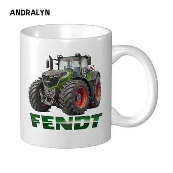 Personalizirano тракторная bubalo Fendt na 11 unci, stakleno keramička kava bubalo, Izravna dostava